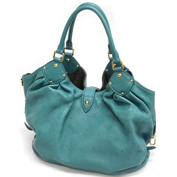 Louis Vuitton LV Mahina L Shoulder Bag Lagon Green - Picture 7 of 12